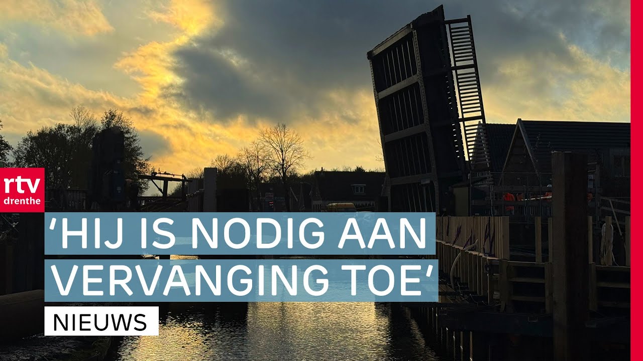 Honderd jaar oude Norgerbrug wordt vervangen & fans eren overleden René Karst | RTV Drenthe