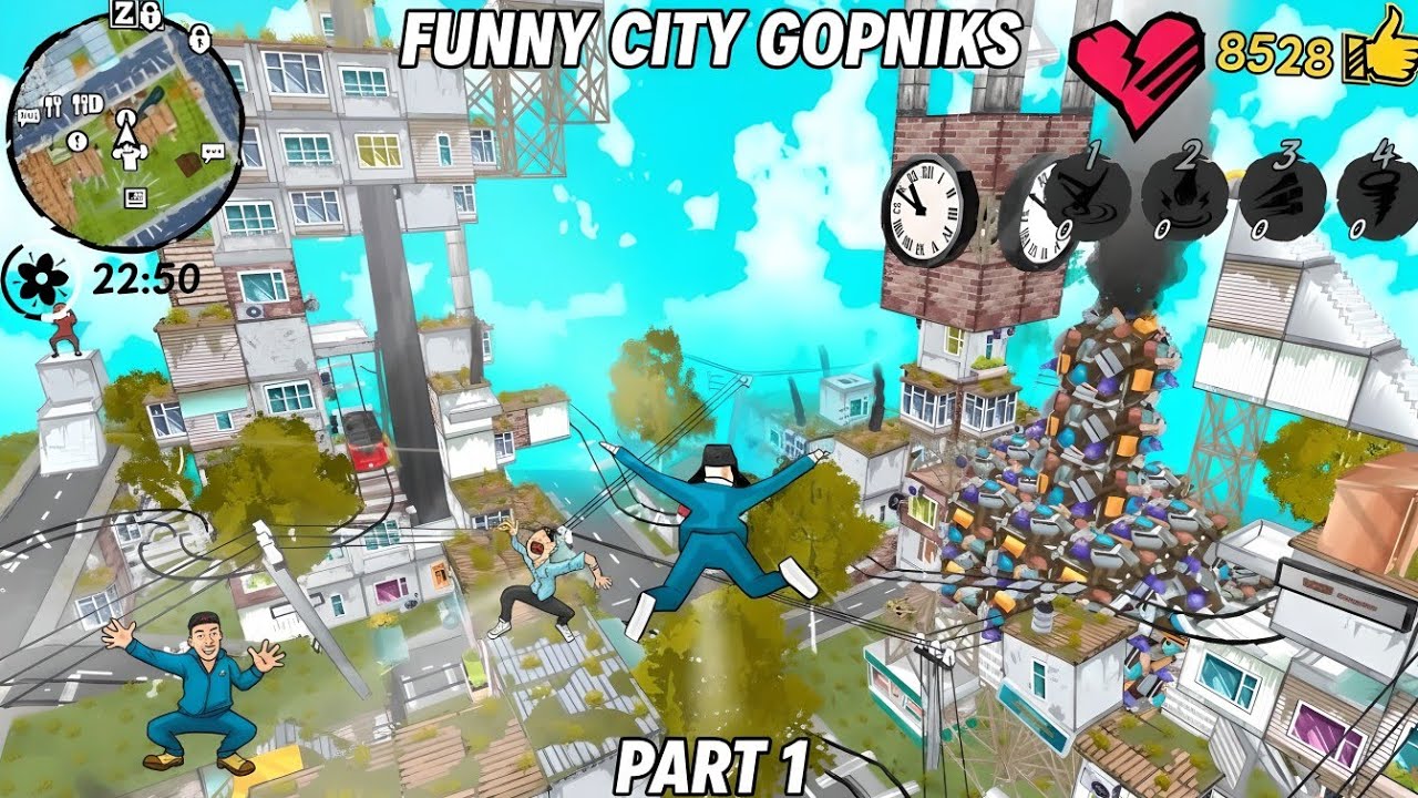 Funny City Gopniks | CrazyGames Browser Game 😆🔥