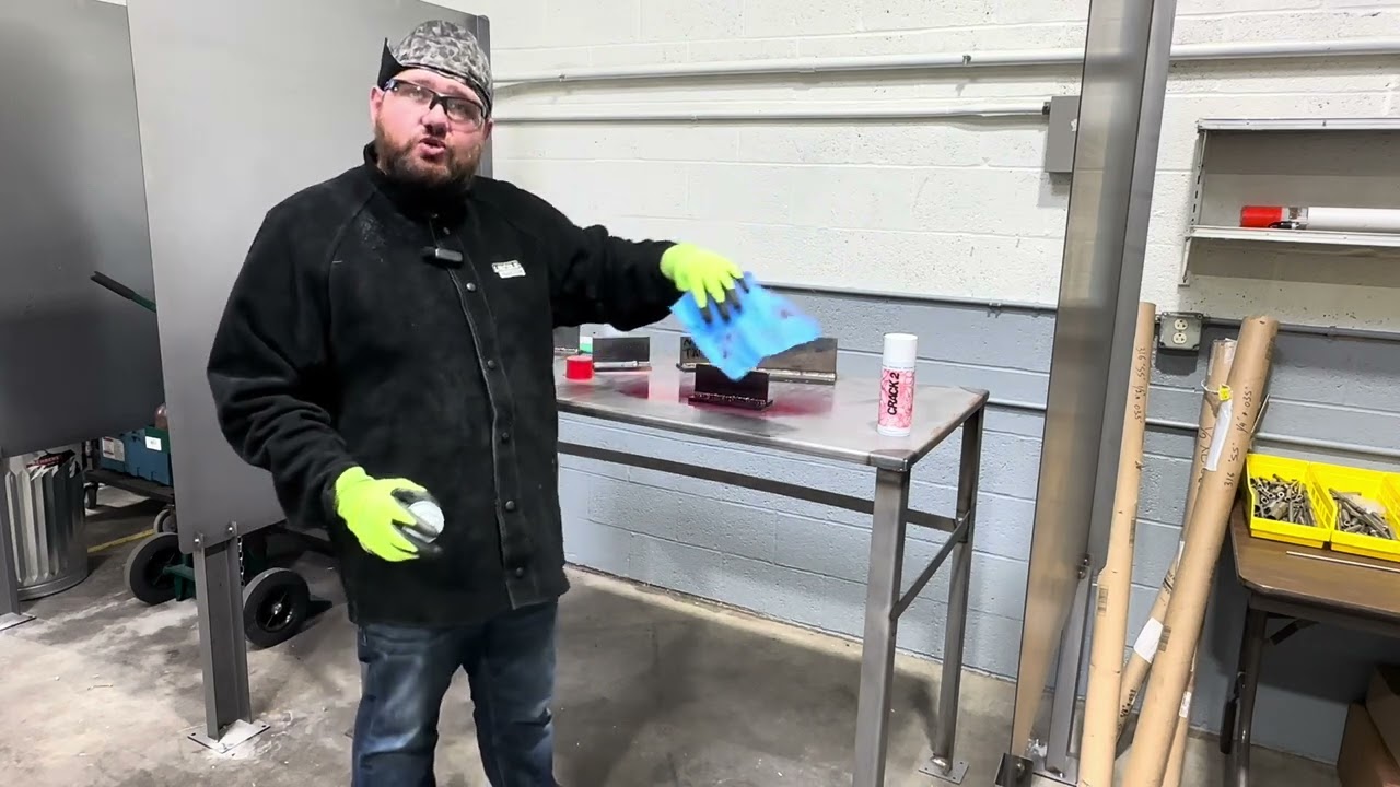 Dye Penetrant/NDT/NDE Non-Destructive Weld Inspection & Examination