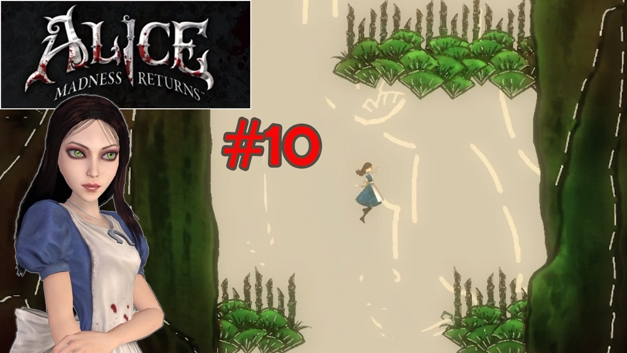 Alice Madness Returns - TEN - Samurai Wasp - fiery lions and second 2D map