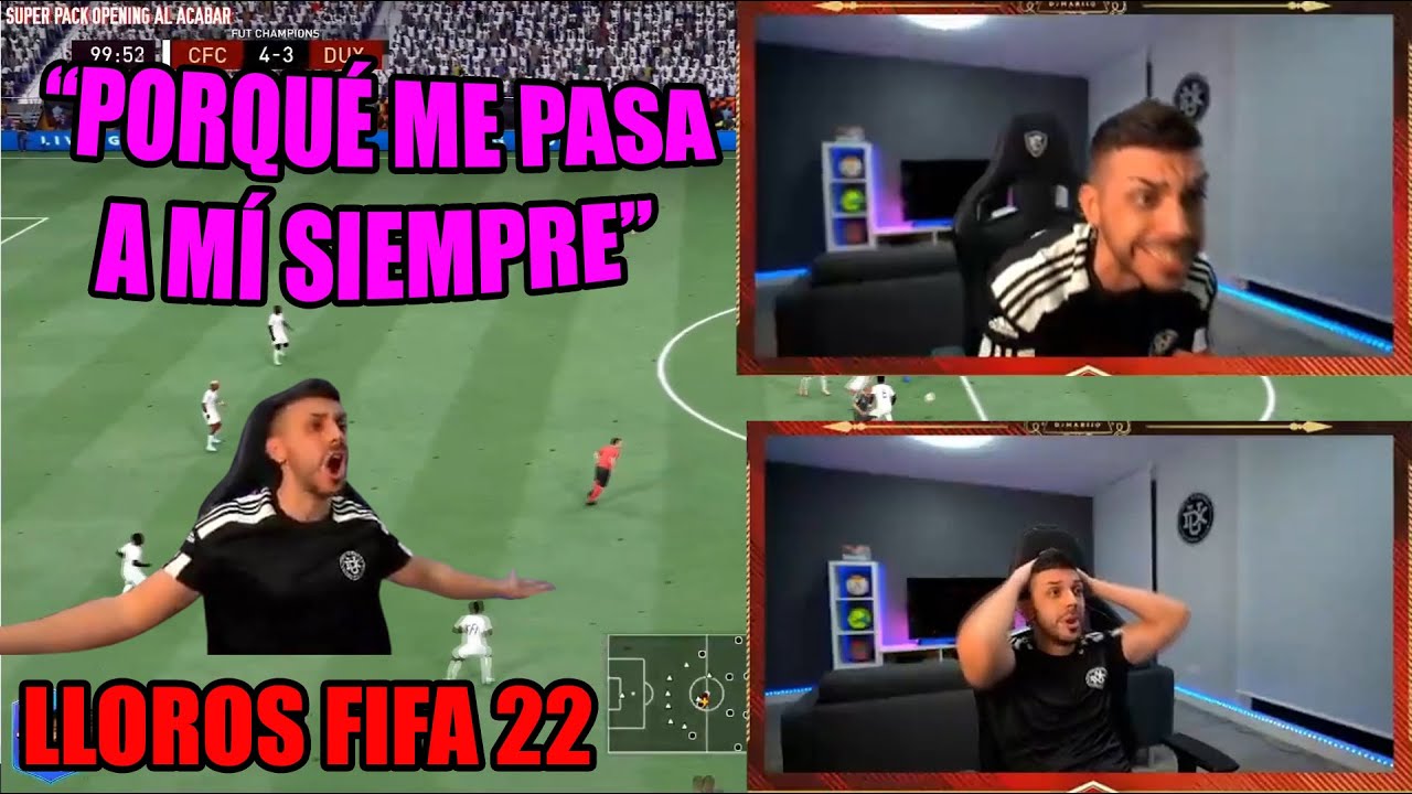 😭EL PARTIDO CON MÁS LLOROS DE DjMaRiiO EN FIFA 22😂