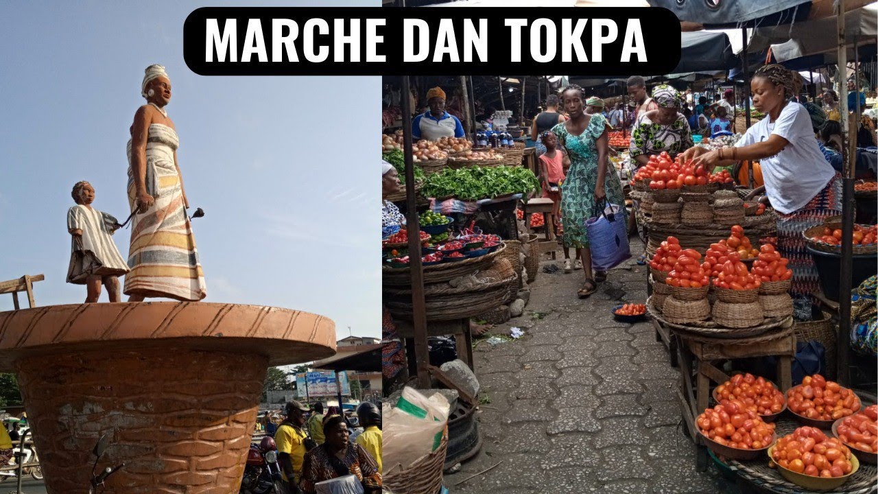 Welcome to Cotonou 🇧🇯 Biggest market | Marche Dan Tokpa