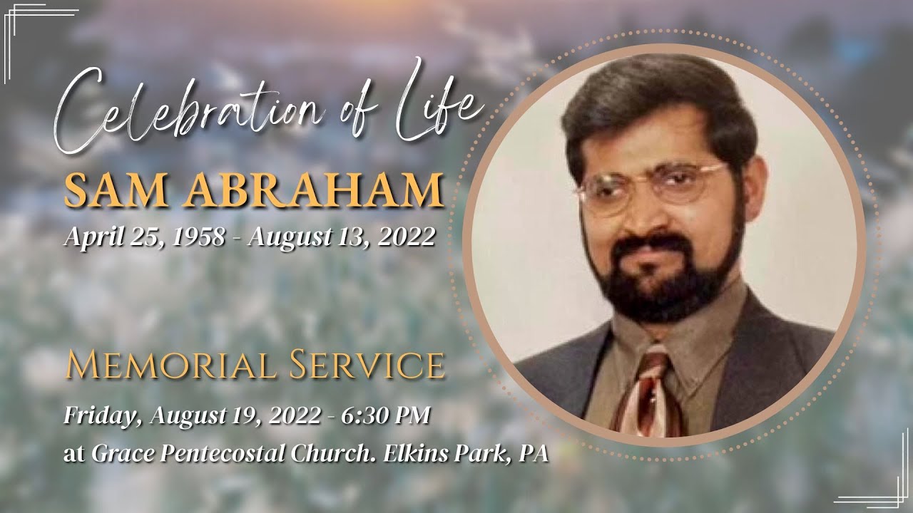 Memorial Service for Sam Abraham
