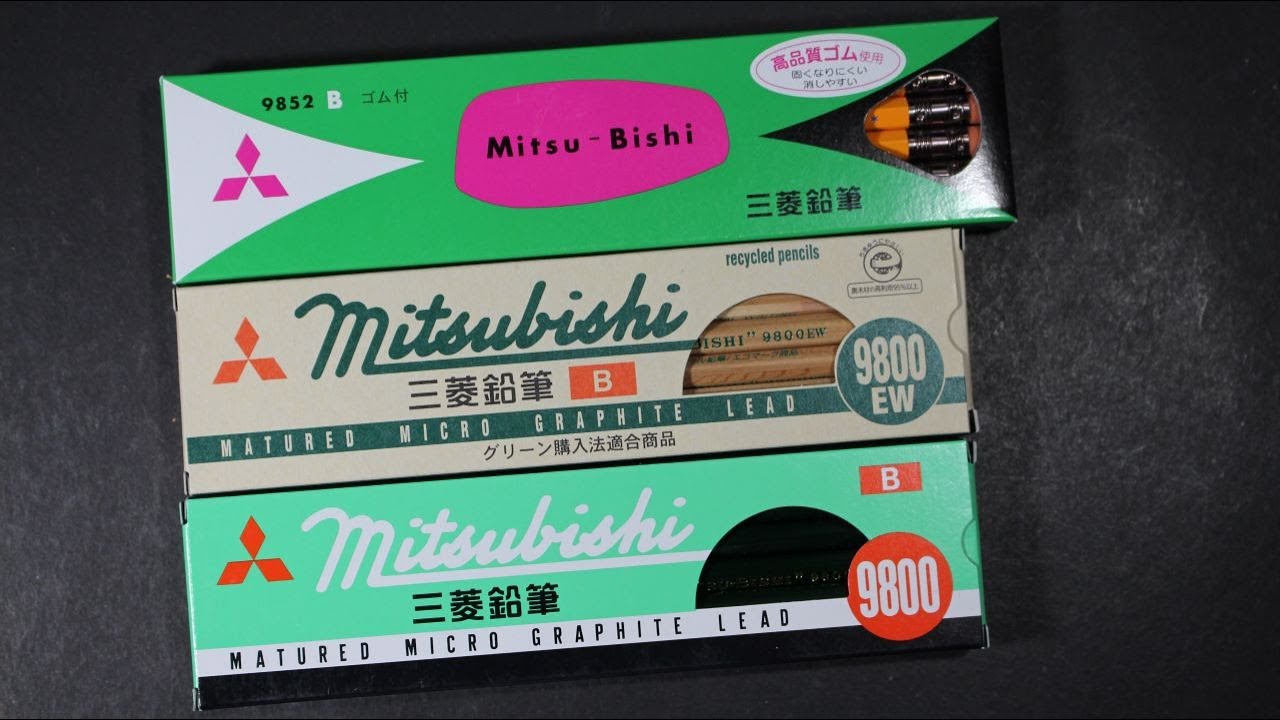 Mitsubishi 9800 9800EW 9852 B Grade Pencil Review