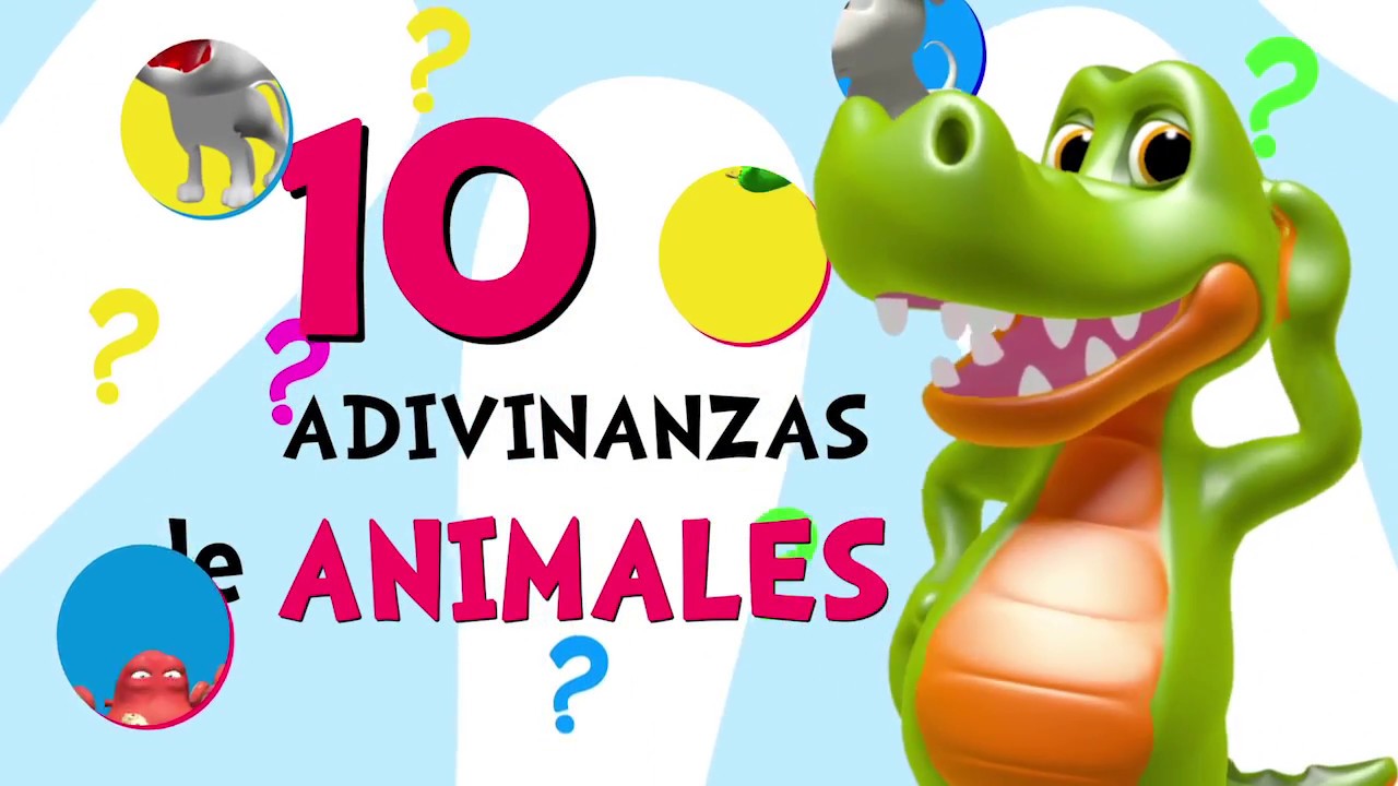 Adivinar Jugando con las 10 Adivinanzas y acertijos de Animales _ Video para niños
