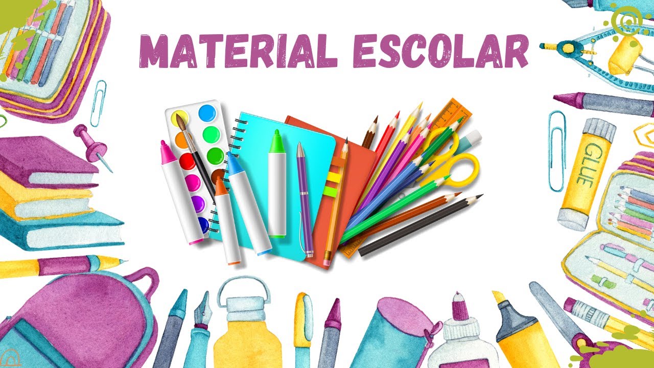 Aprendendo sobre material escolar – Vocabulário para crianças