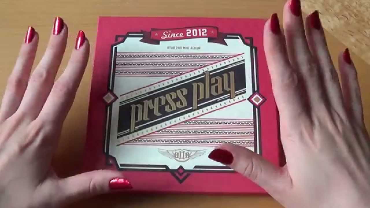 Unboxing BTOB 비투비 2nd Mini Album Press Play