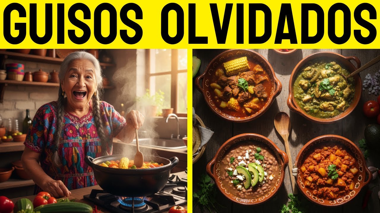 25 GUISOS MEXICANOS que ALIMENTARON a tú FAMILIA en los AÑOS 80