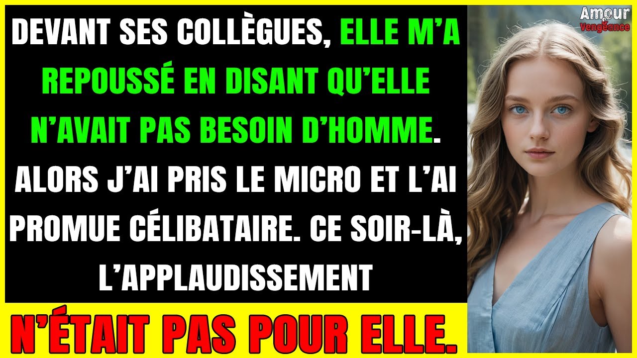 Ma femme a crié « Je n’ai pas besoin de validation d’homme »… je l’ai PROMUE célibataire devant tous