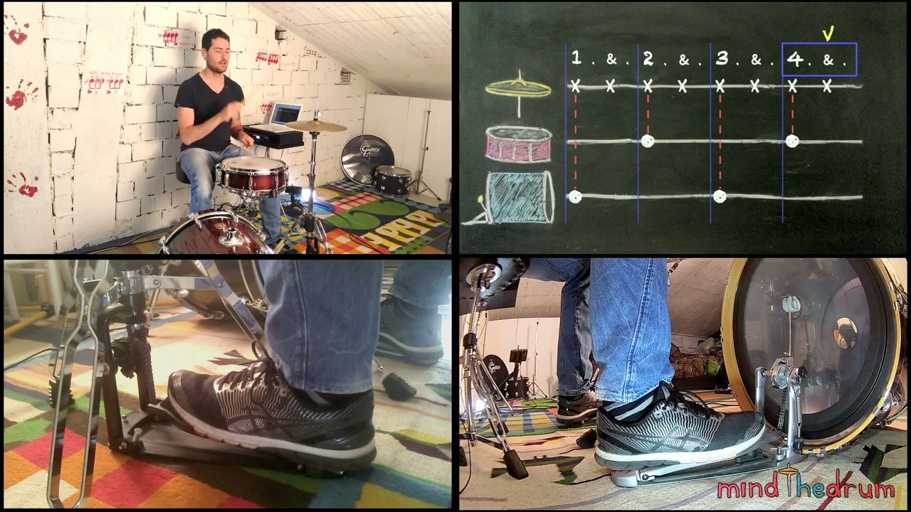 Learn your first grooves step by step. Groove 1 step 8/9 - slow