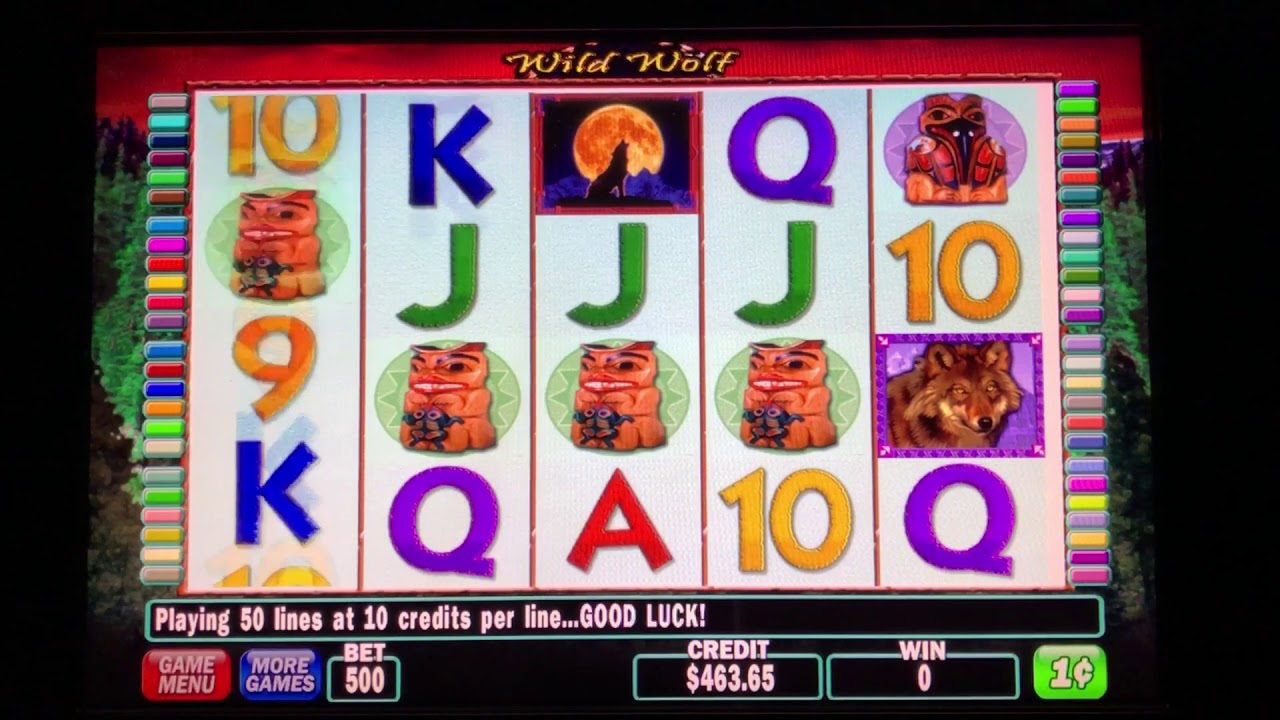 Wild Wolf Slot Win with 5 FREE GAMES!
