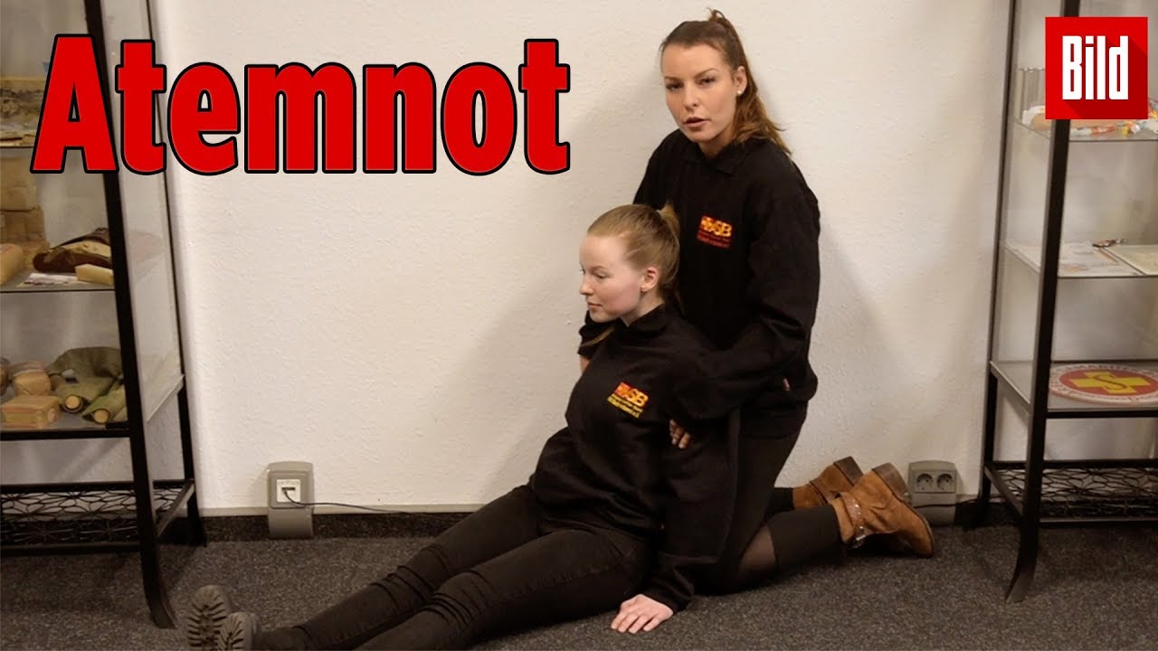 So kannst du Menschen mit Atemnot retten