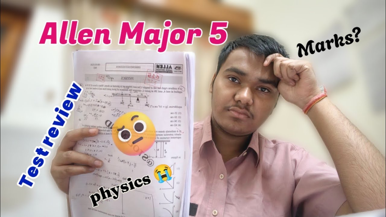 Allen Major 5 NEET mock test review 😱