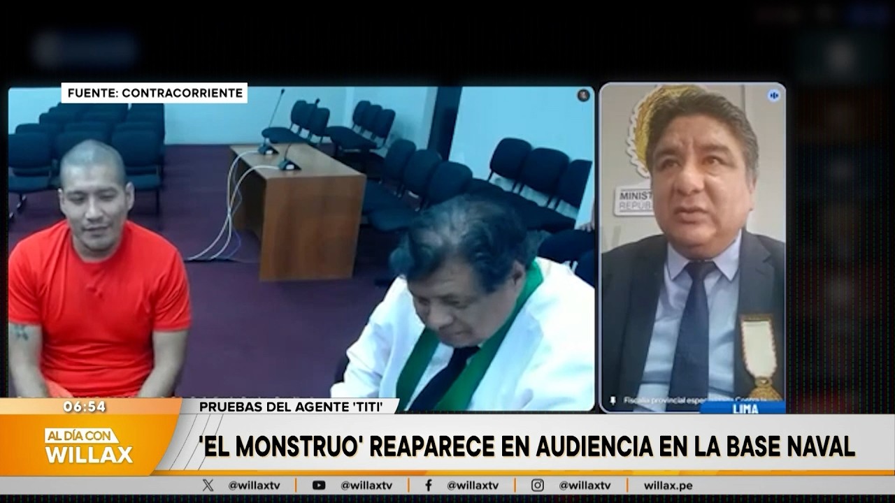 Al Día con Willax - FEB 05 - 3/5 - 'EL MONSTRUO' REAPARECE EN AUDIENCIA EN LA BASE NAVAL | Willax