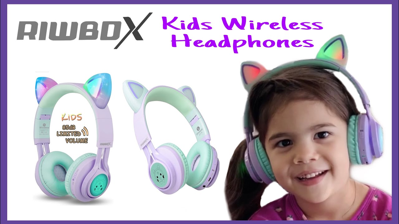 Riwbox Wireless Headphones for Kids Unboxing & Review