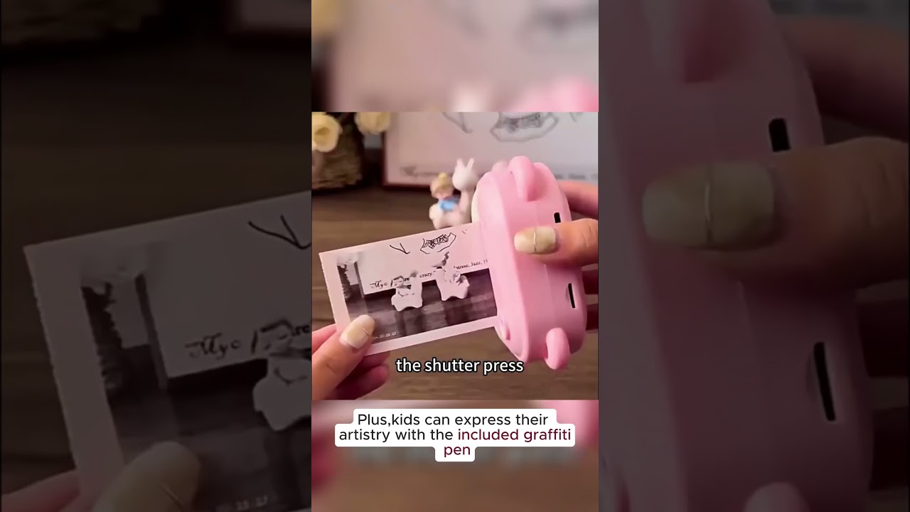 Kids Camera Toy Instant Printer 