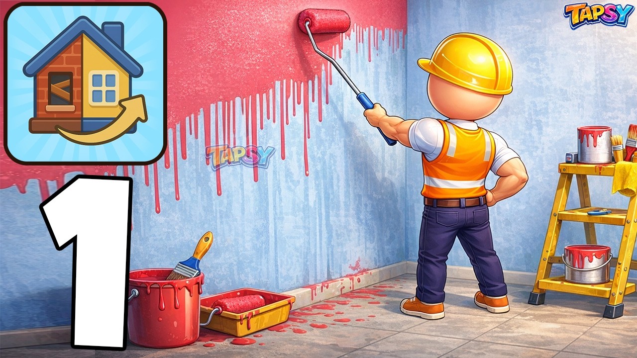 🏠RenovationMaster Gameplay Walkthrough Part 1 – Epic Home Makeover (Android,iOS)