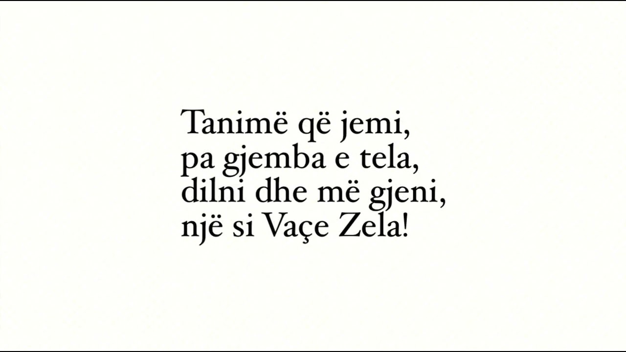 “Me fat që jetuam në një Shqipëri madhështore” poezi nga Arben Duka, interpreton Ilirian Ali