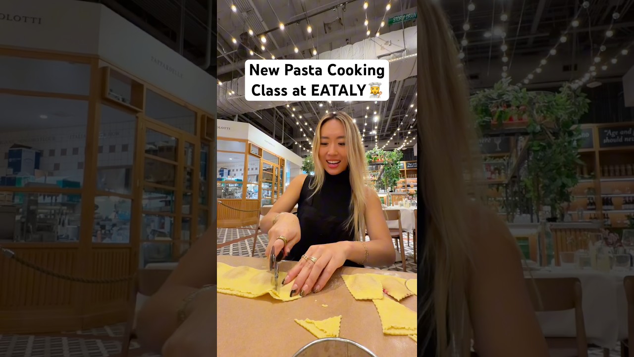 Nowe zajęcia z robienia makaronu w Eataly 🍝👩&zwj;🍳 #la #foodie #italian