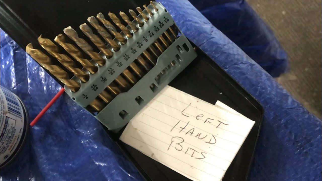why use LEFT HAND &ldquo;drill bits&rdquo; (extracting broken bolts)