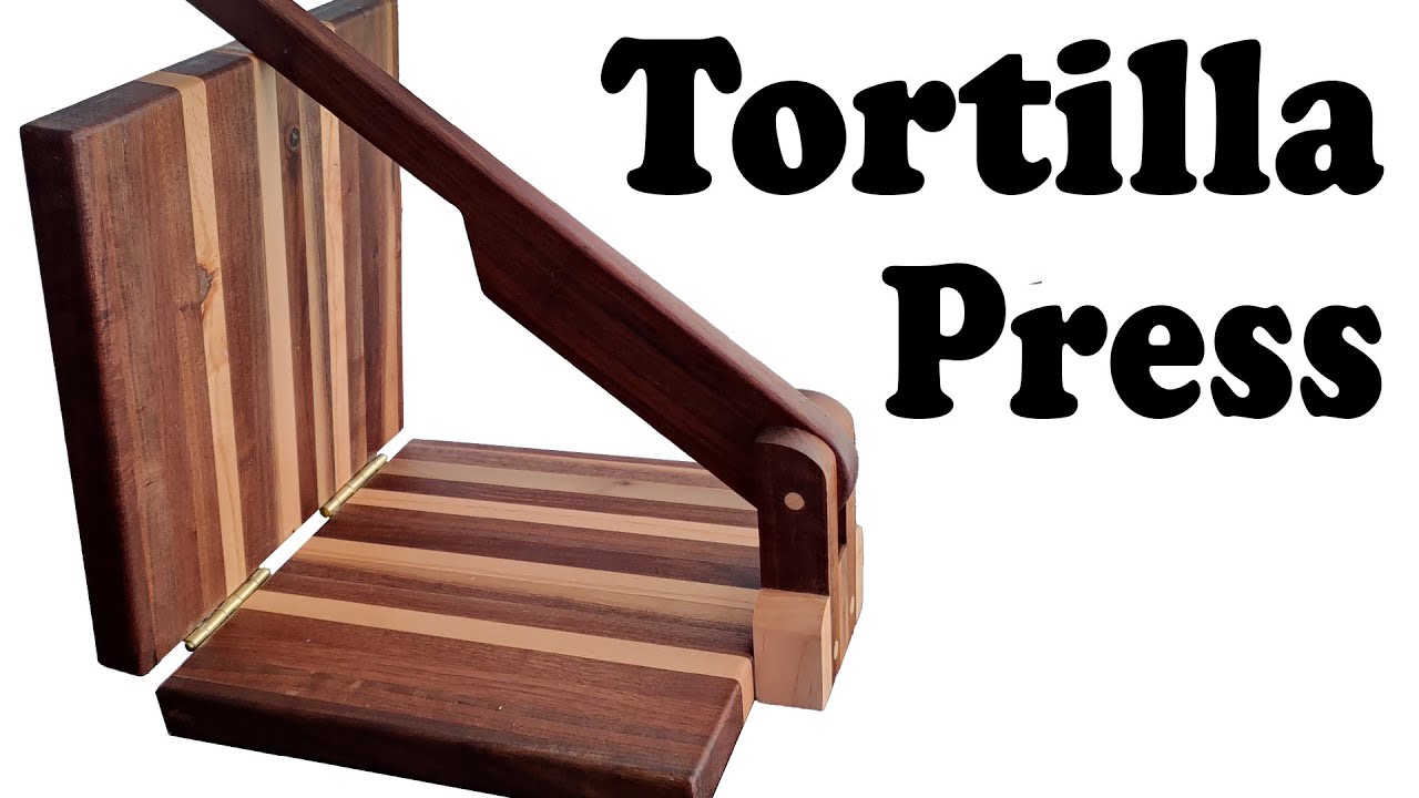 Wooden Tortilla Press