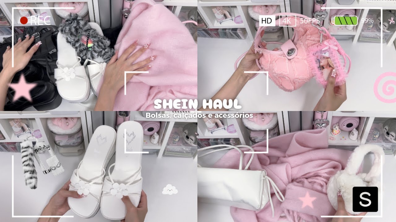 💗 SHEIN Haul (bolsas, sapatos, acess&oacute;rios, holders etc) | kayara