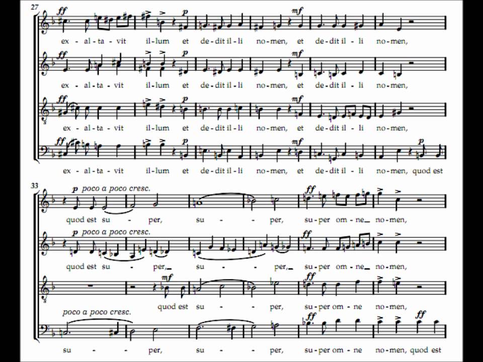Anton Bruckner: Christus Factus Est (University of Louisville Collegiate Chorale)