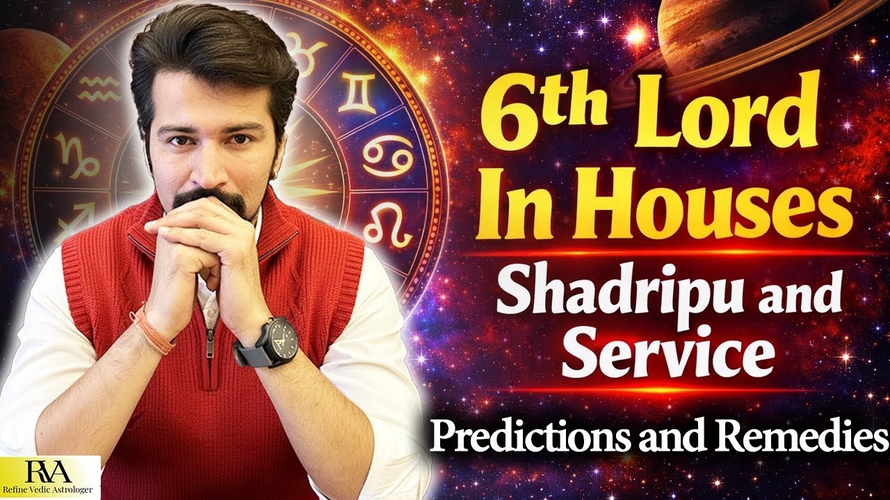 6th House Lord in All Houses.Predictions & Remedies,Service For Which House You Required|Tusharr Roy