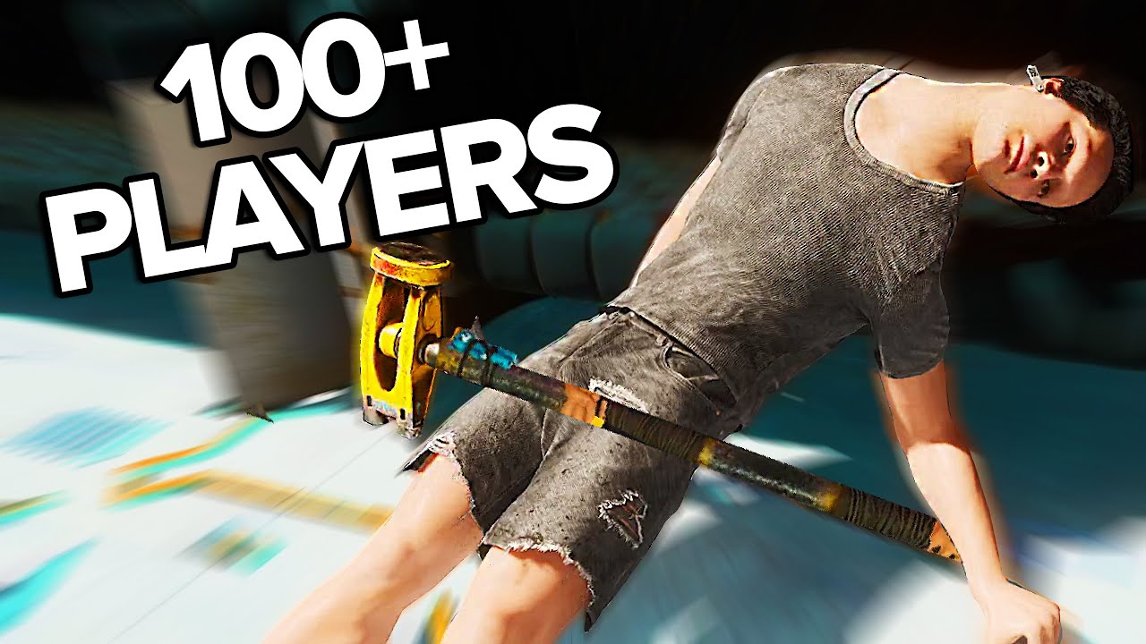 I put 100 Rust players on a Train - EngineFall