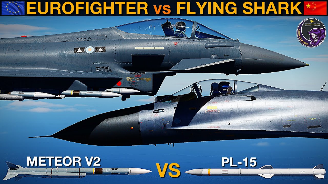Eurofighter With Meteor vs J-15 With PL-15: BVR Missile Fight | DCS