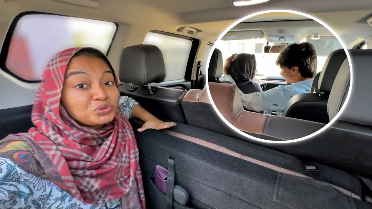 SPYING on HUSBAND & Hiding in SUHAIL’s CAR..😨