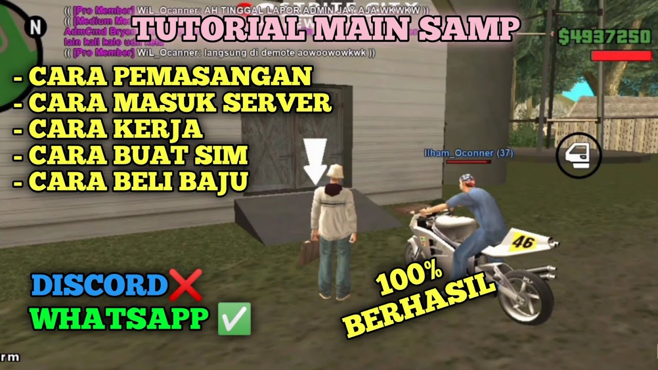 TUTORIAL CARA MAIN GTA SAMP LAUNCHER DI ANDROID TANPA DISCORD TERBARU 2023