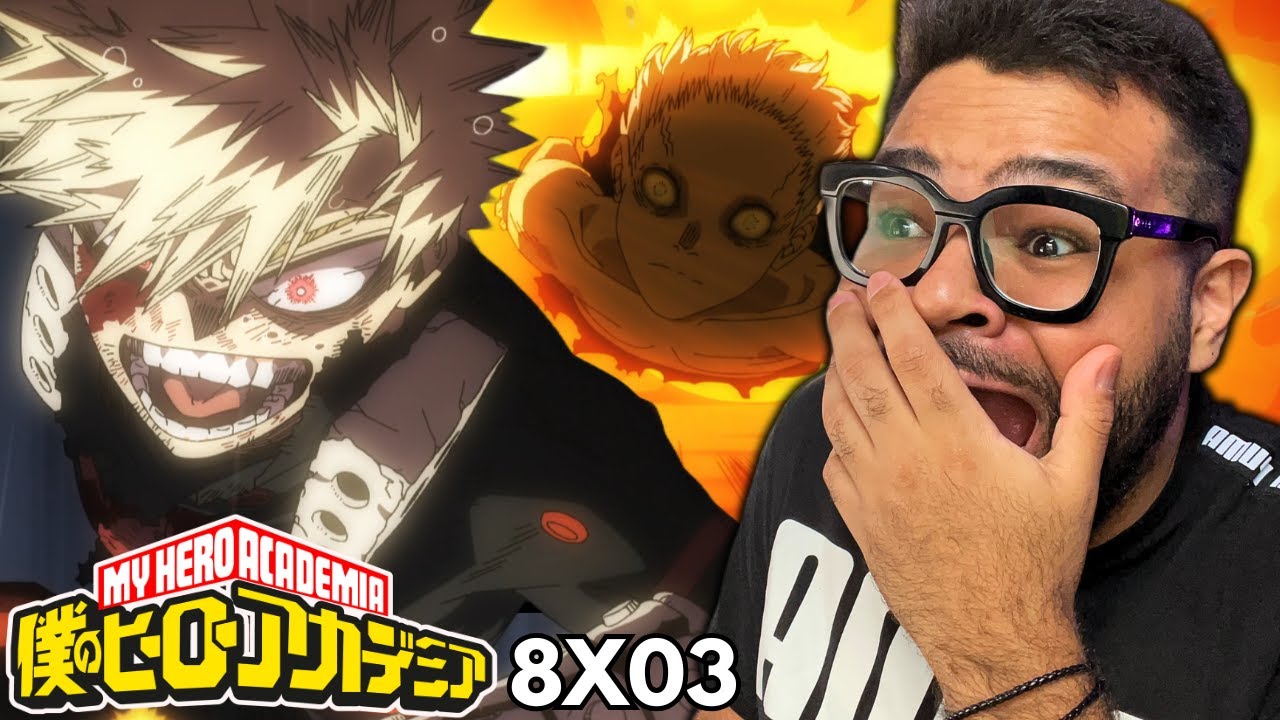 ÉPICO DEMAIS! BAKUGOU VS ALL FOR ONE! BOKU NO HERO Temporada 8 Episódio 3 REACT My Hero Academia