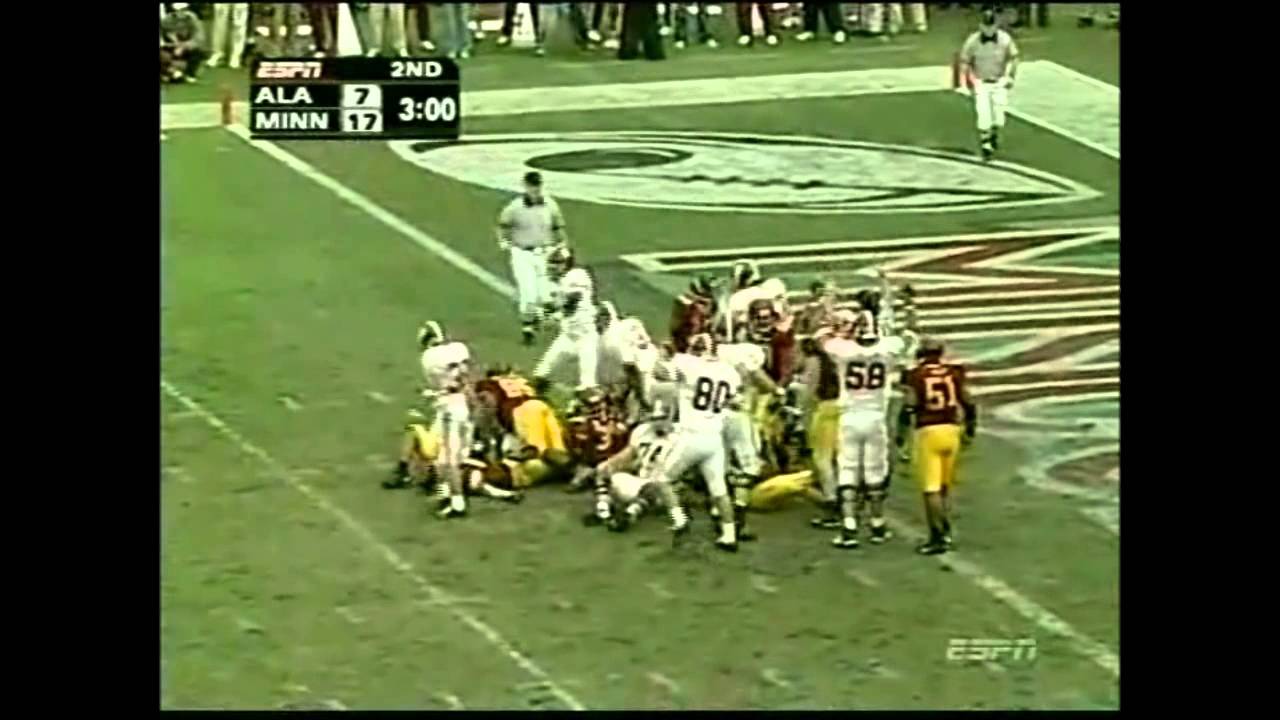 2004 Music City Bowl - Alabama vs. Minnesota Highlights