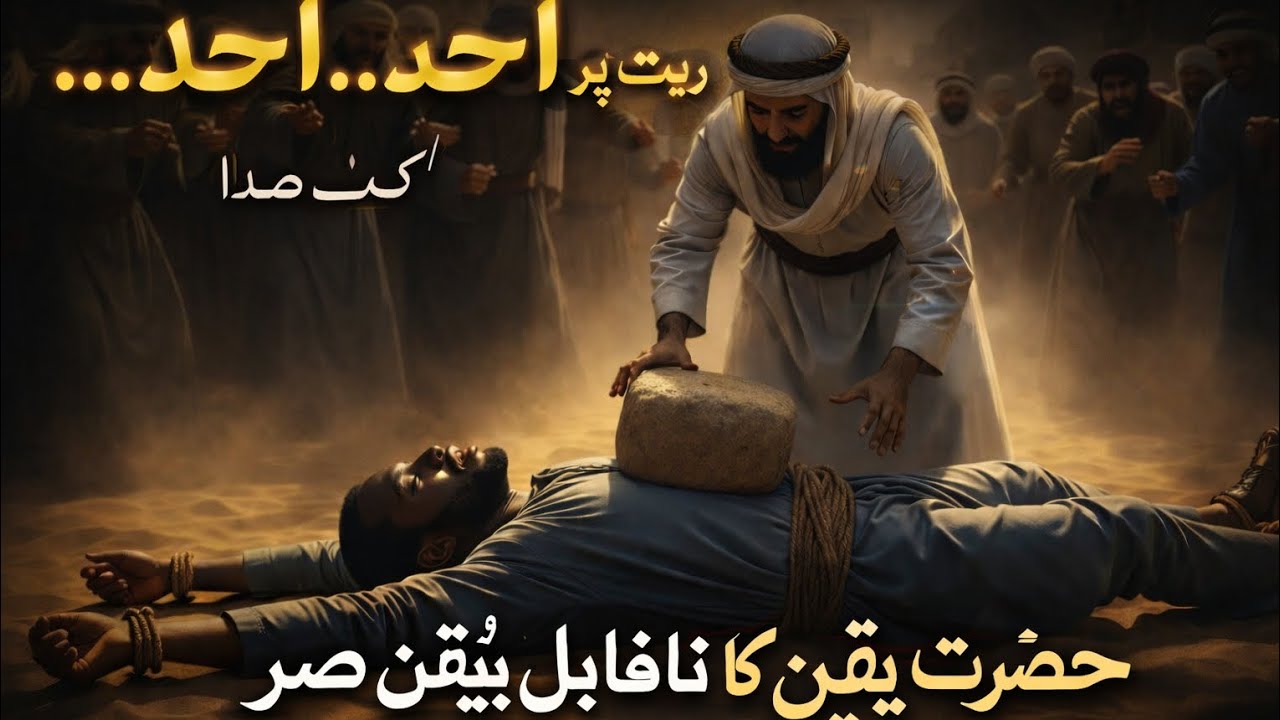 ریت پر “اَحد… اَحد…” کی صدا — حضرت بلالؓ کا ناقابلِ یقین صبرظلم کی تپتی دھوپ سے مسجدِ نبویؐ