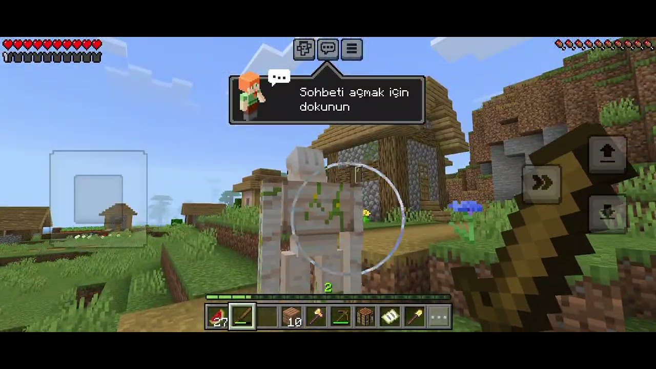 Minecraft oynuyorum