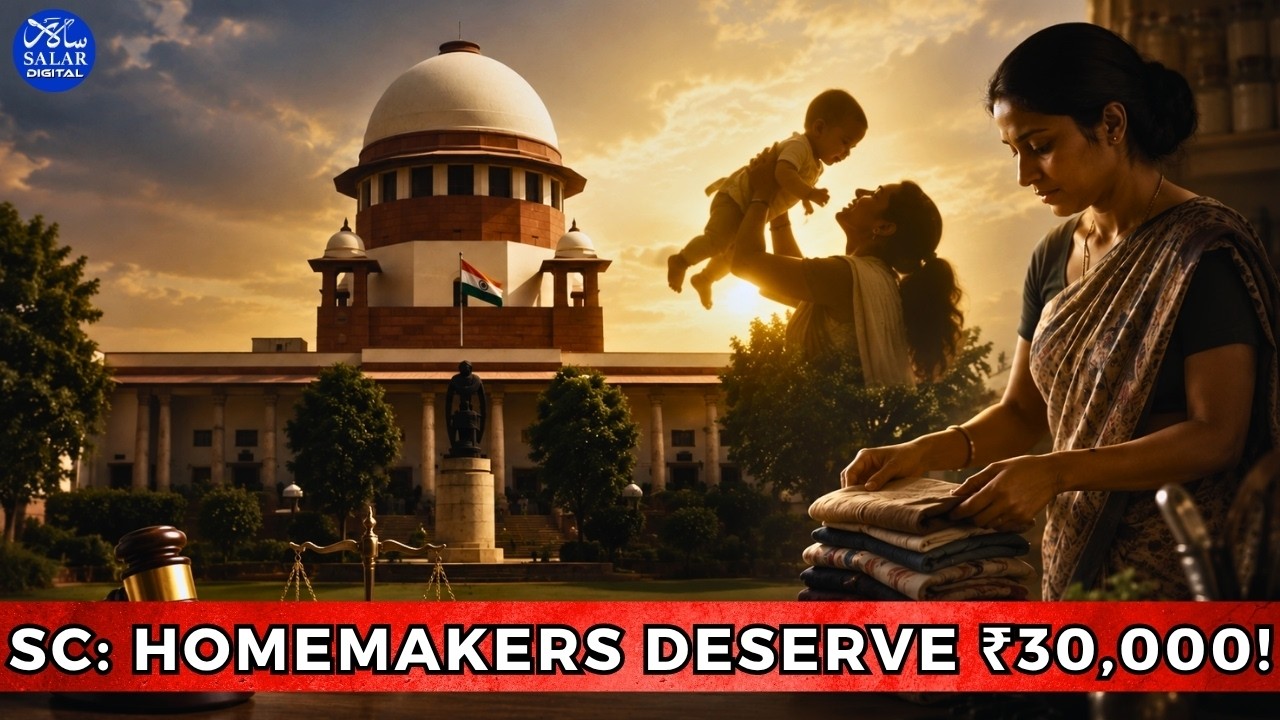 Supreme Court Calls Homemakers &lsquo;Nation Builders&rsquo;, Values Their Work at ₹30,000 Per Month
