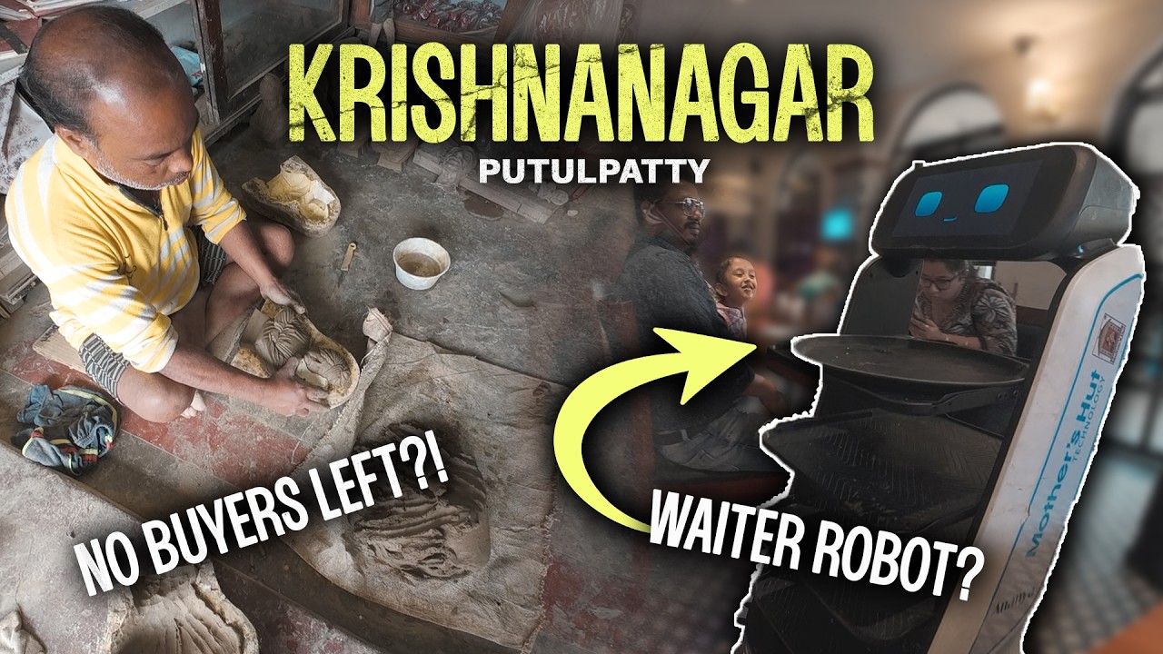 Inside Krishnanagar’s Struggling Doll Makers | Waiter Robot at Mother's Hut