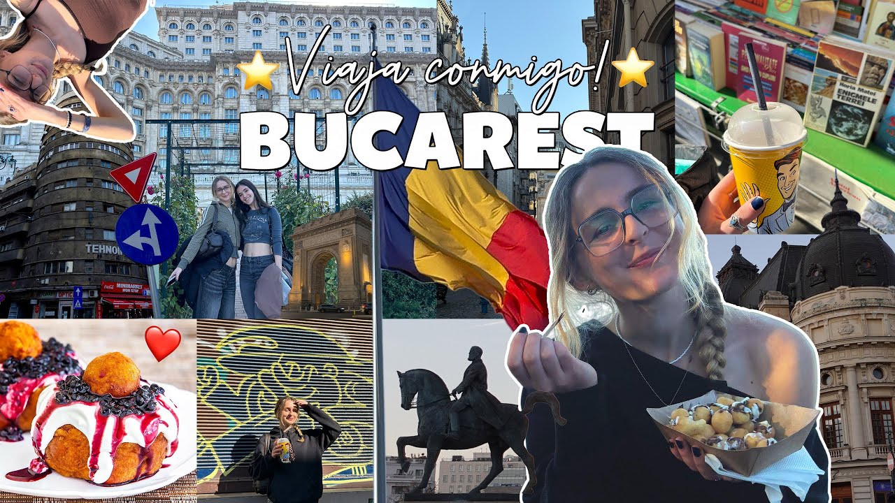 🇷🇴 VLOG ERASMUS: viajamos a RUMANÍA 💕 — comida típica, fiesta en Bucarest y un AirBnB de abuela 😭