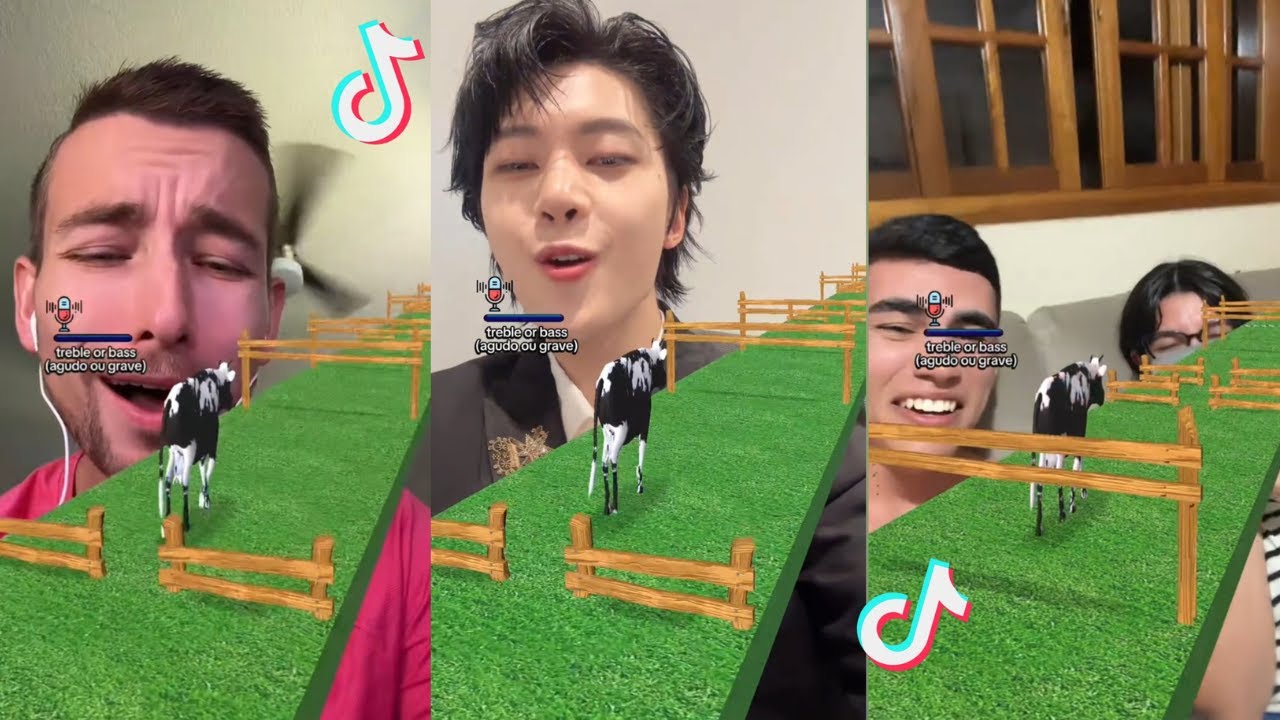 Moo... Cow Filter Game Tiktok trend 😂