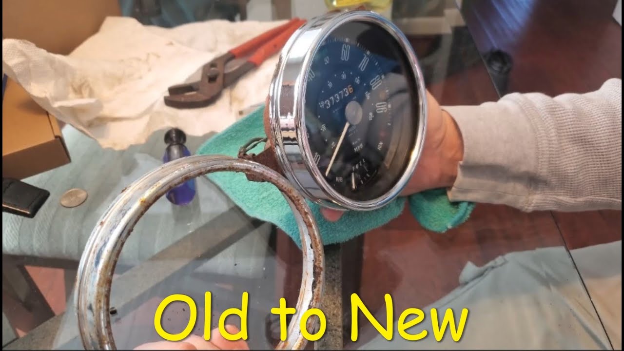 Project Simon: How to change the Speedometer Bezel,1968 Classic Mini MKII