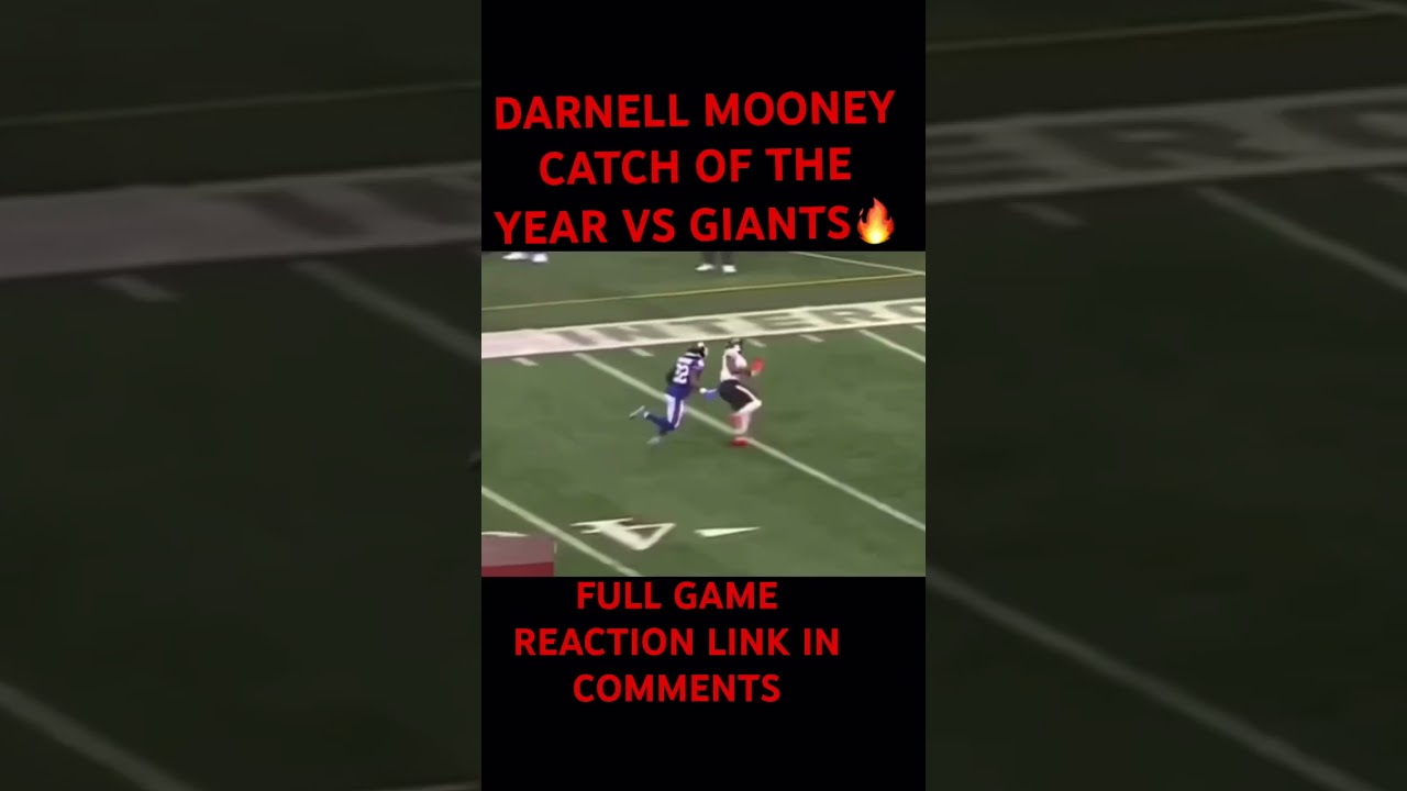 DARNELL MOONEY CATCH OF THE YEAR VS GIANTS REACTION #nflreaction #nflshorts #nfl #chicagobears
