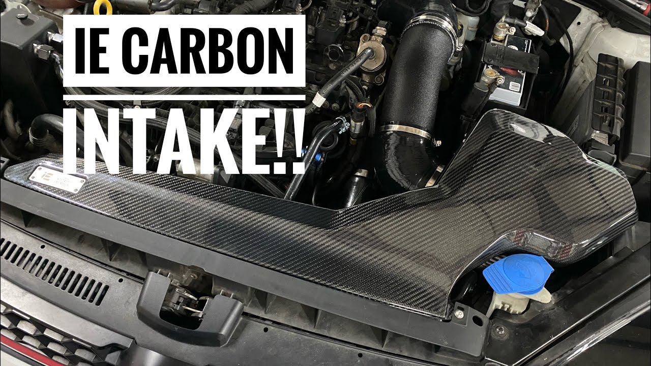 Integrated Engineering Carbon Fiber Intake Install MK7 GTI