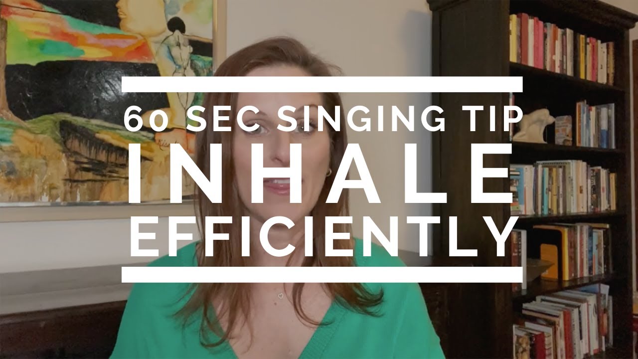 60 Second Singing Tip: Inhale Efficiently | Arden Kaywin Vocal Studio