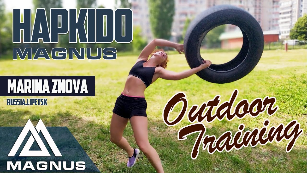 MAGNUS CLUB LIPETSK - Marina Znova. Outdoor Training for Martial Arts. HAPKIDO BJJ TAEKWONDO MMA