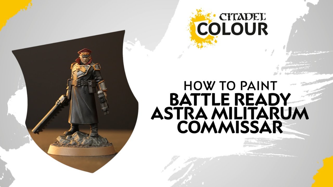 How to Paint: Battle Ready Astra Militarum - Commissar