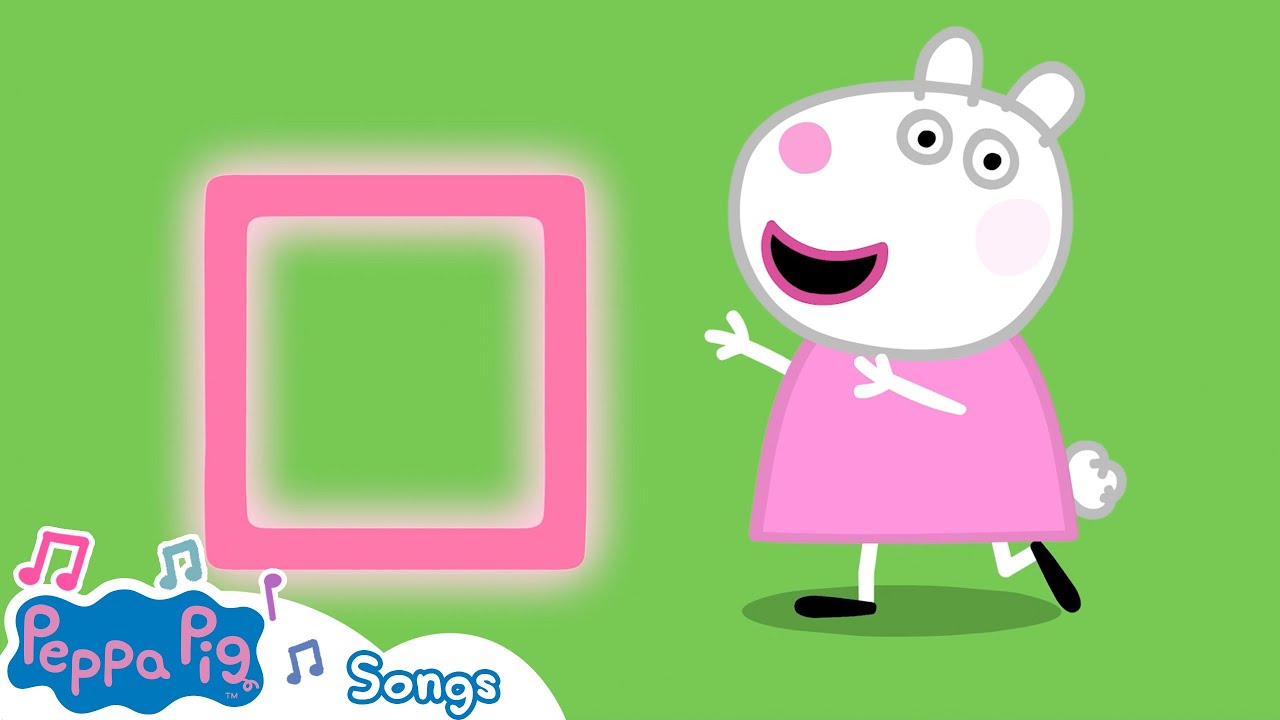 🎶 Learning Shapes 🟥🔵🔶 + More Educational Nursery Rhymes for Kids 💞 Peppa Pig Songs Official 🐷