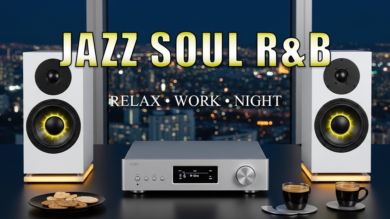 Smooth Jazz & Soulful R&B Lounge 🎧 – Soft Instrumentals for Relaxed Evenings & Stress-Free Listening