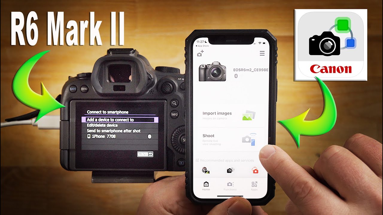Canon Camera Connect Tutorial - V1, R50V, R50, R10, R100, R5m2, R6m2, R8, R7 etc...
