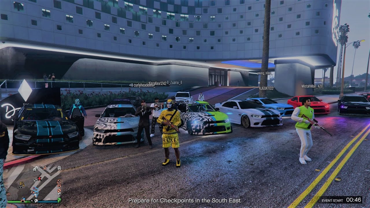 LIVE* GTA 5 Online Car Meet/ HellCat Takeover/ Cruising! JOIN UP ps4 & ps5 NEW DLC! 4.k OTW